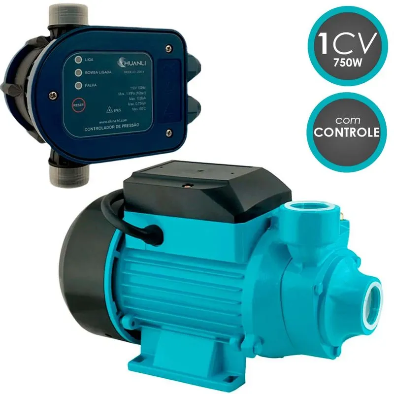 Bomba Periférica C/controle Pressão Aquastrong Dsk-4 Ebp1000