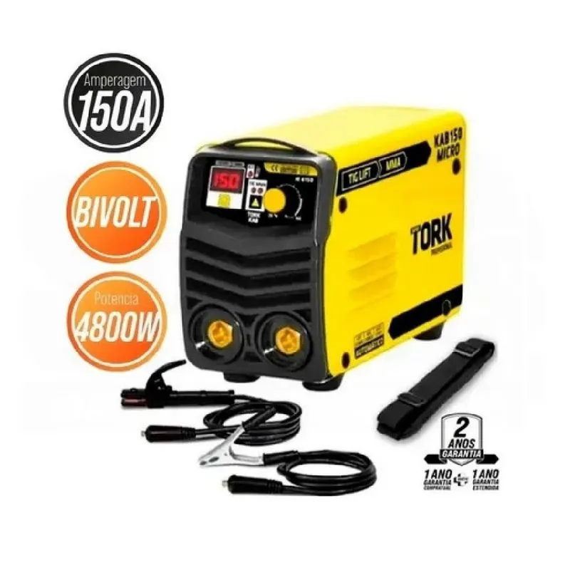 Inversora De Solda 150a Mma Ie-6150 + Esmerilhadeira + Masc 110v/220v