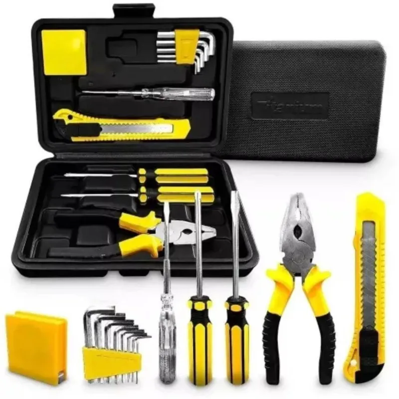 Parafusadeira Biv 11 Bits + Kit Ferr Com Maleta 11 Pçstitanium