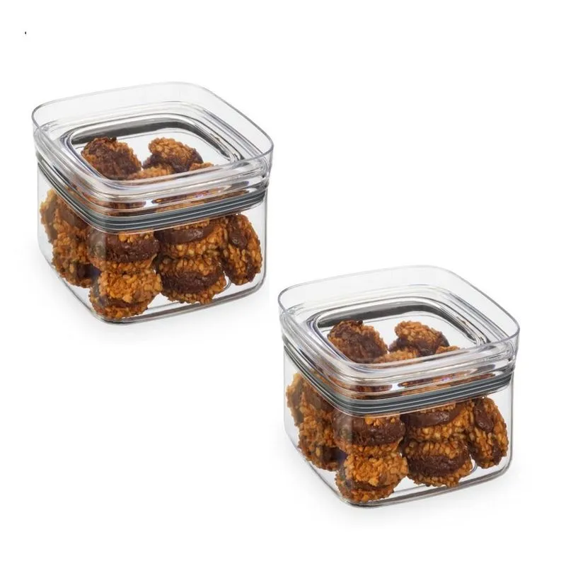 2 Und Pote Hermético 700Ml Tripla Vedação Arthi
