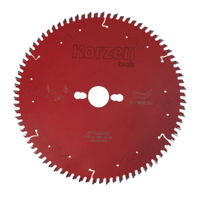 Disco De Serra Para Mdf 250x30x80z Esp.2,8mm Korzen