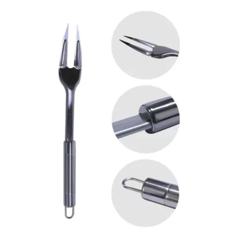 Kit 10 Garfo Para Servir Em Aço Inox sf 31CM UAS056