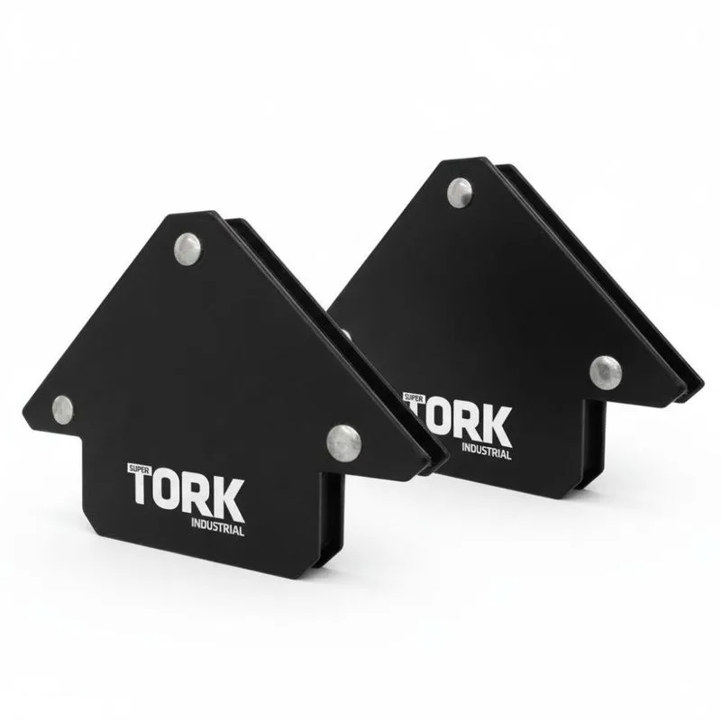 Kit 2 Esquadros Magnéticos 12kg Solda Super Tork Serralheria
