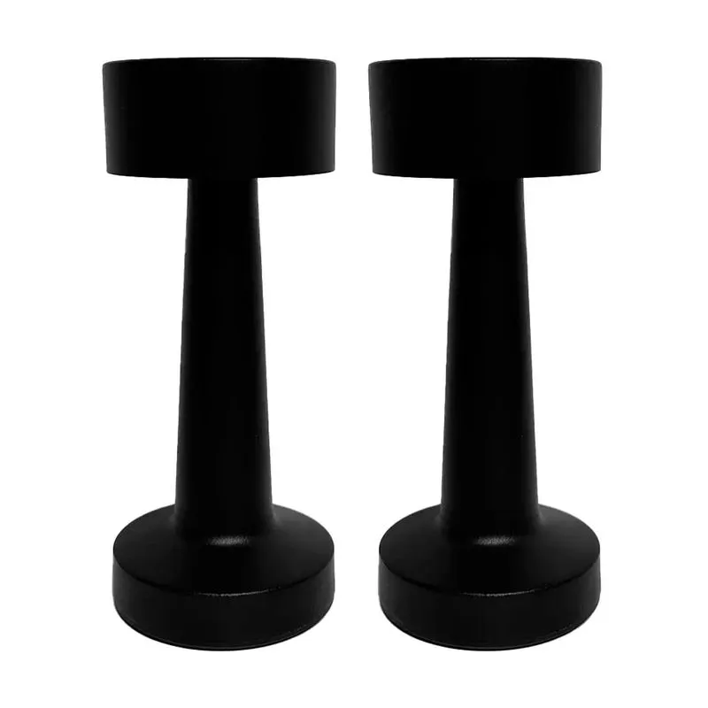 Kit 2 Luminária De Mesa Led 9x21,5 - Paramount Preto