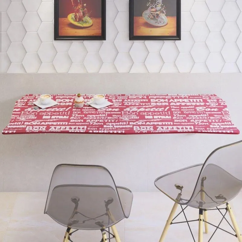 Mesa De Parede Dobrável Apetit 130x46cm Vinho