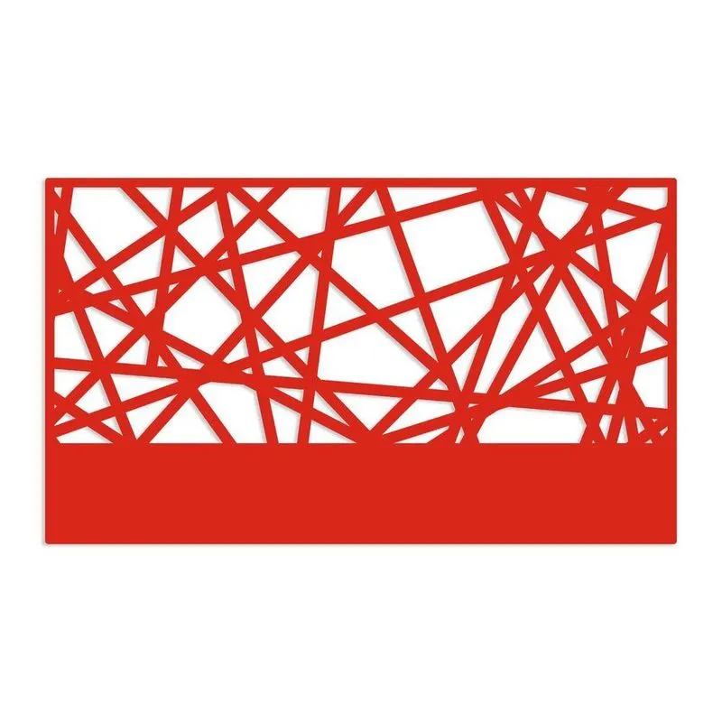 Cabeceira Casal Mondrian Vermelho
