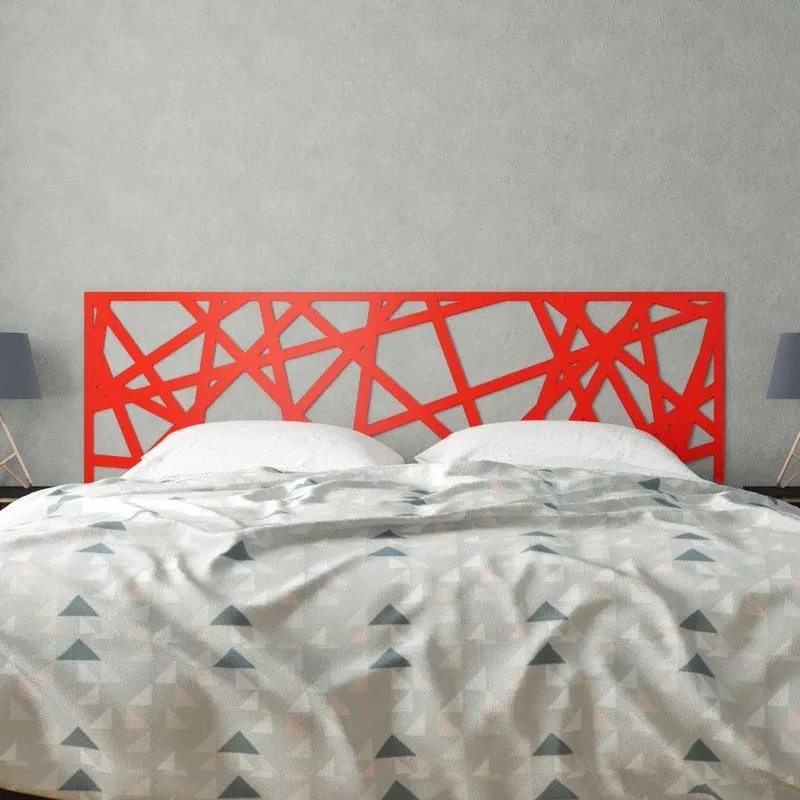 Cabeceira Queen Mondrian Vermelho