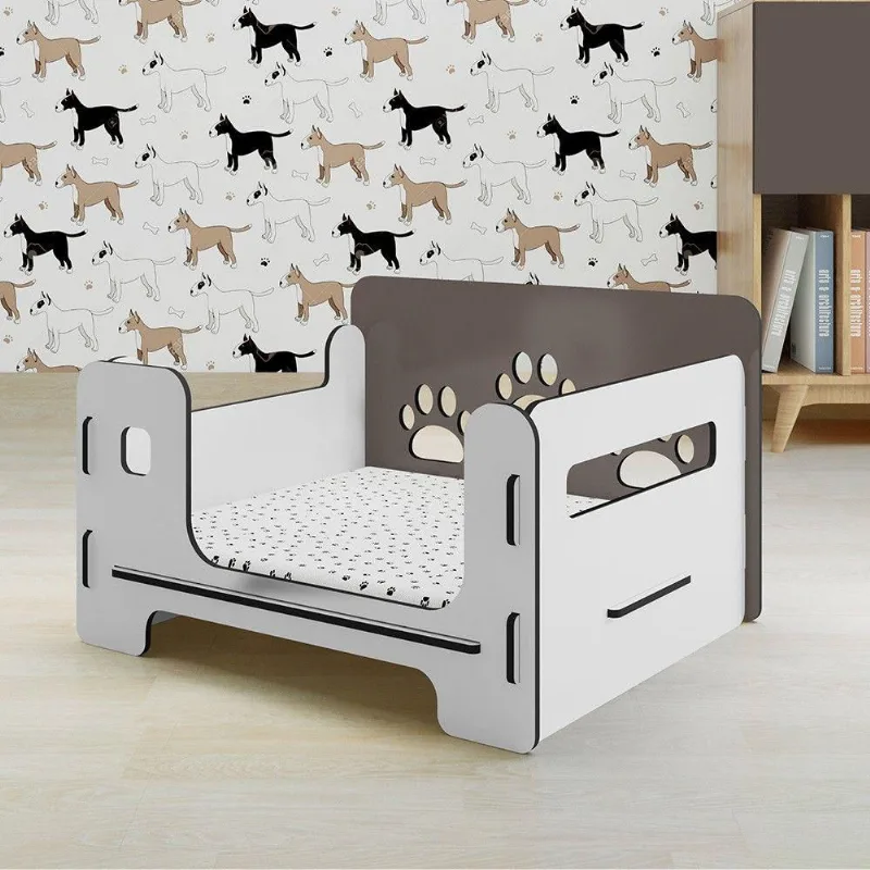 Cama Pet Tamanho M Brown Granite