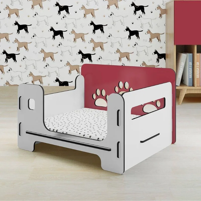Cama Pet Tamanho G Jester Red