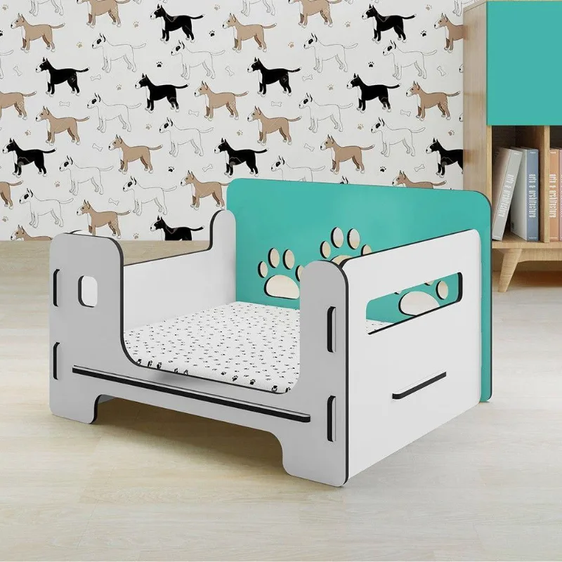 Cama Pet Tamanho G Turquesa