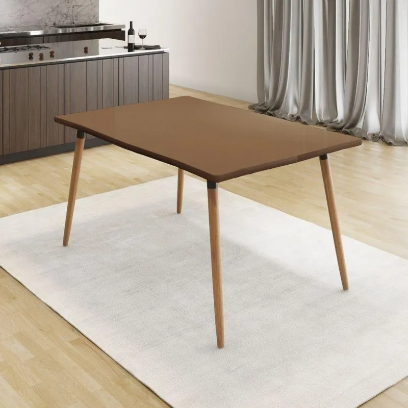 Mesa Retangular Lótus 120cm Toffee