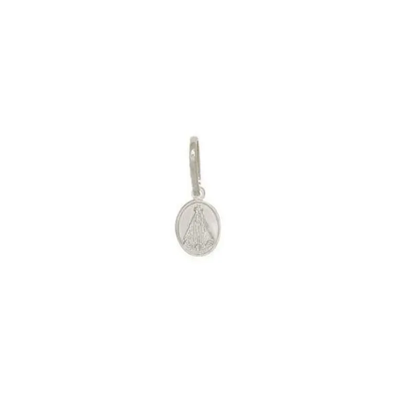 Pingente Prata Mini Medalha Nossa Sra. Aparecida