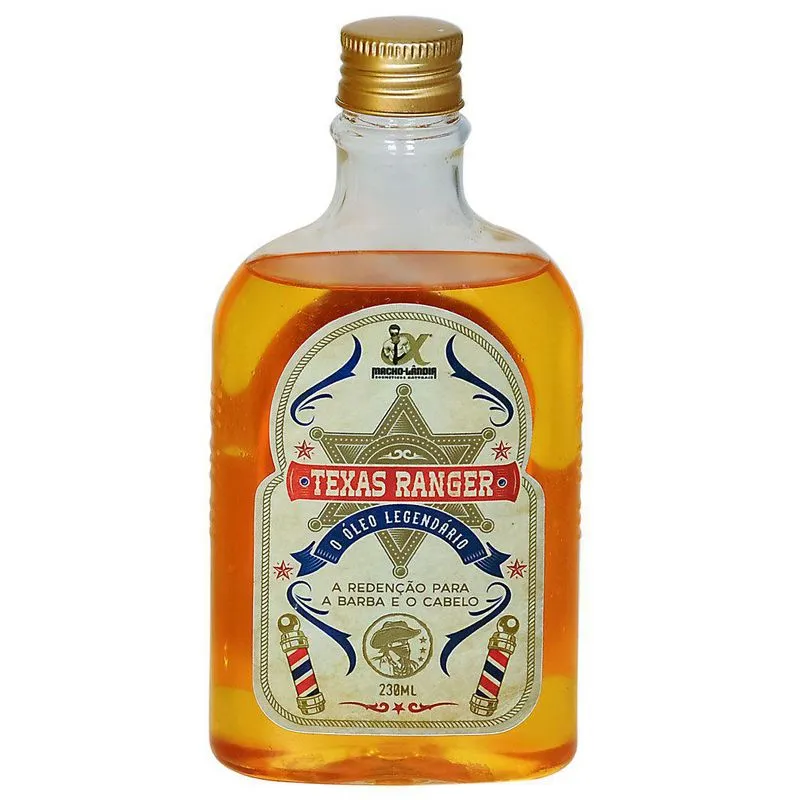 Óleo Para Barba Profissional Macholândia Texas Ranger 230ml