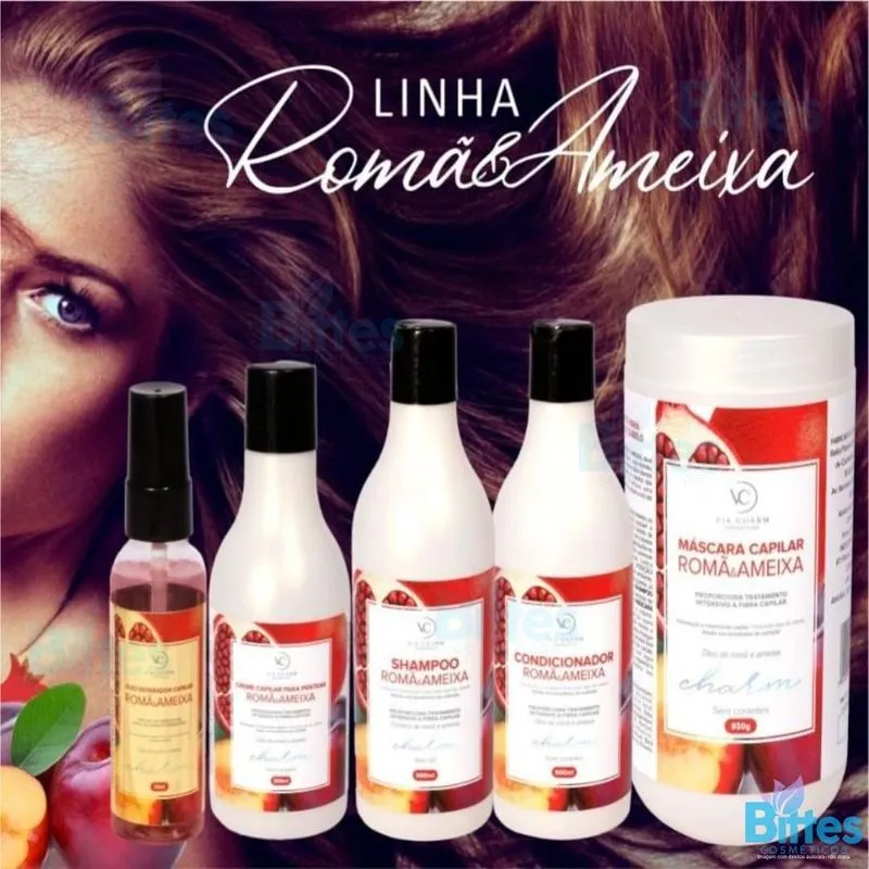 Kit Romã E Ameixa Via Charm Tratamento Intensivo