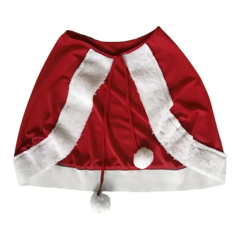 Capa De Veludo Natal Mamãe Noel Luxo