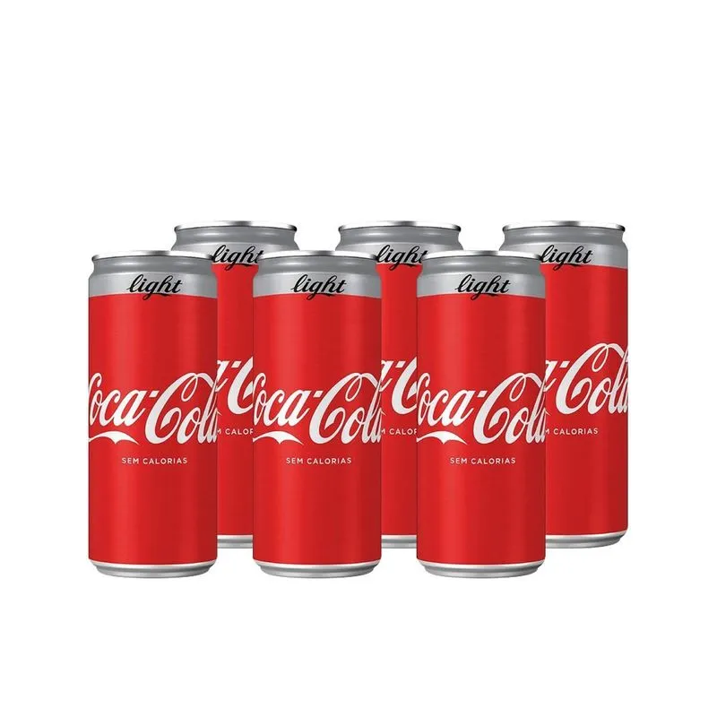 Coca Cola Light Lata 310ml Pack Com 6 Un