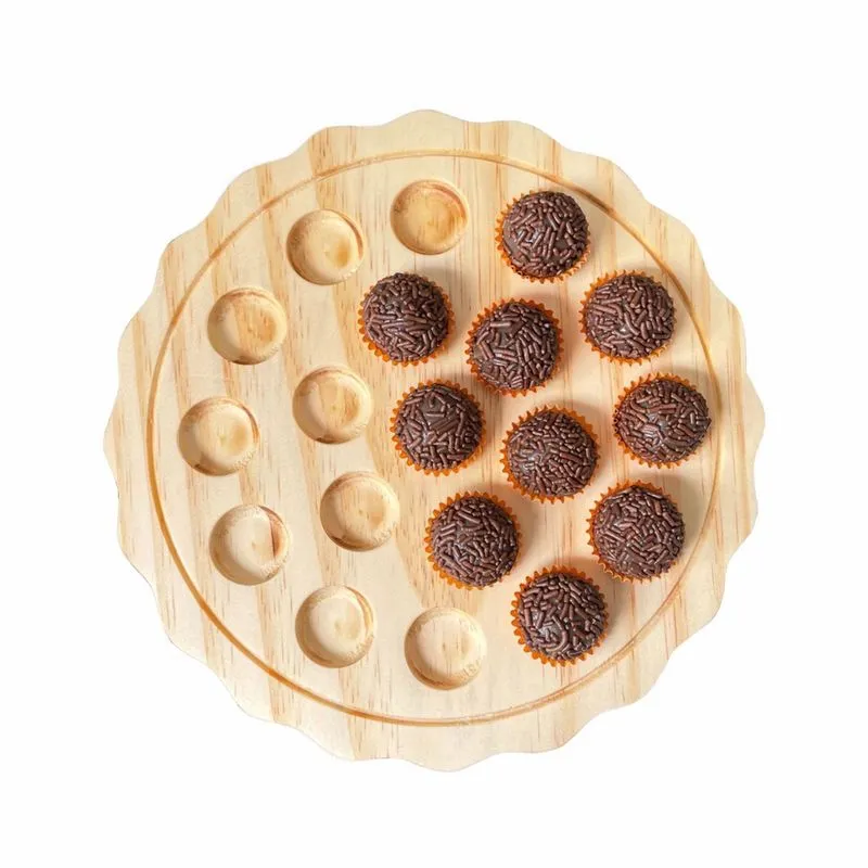 Tábua Expositora de Doces e Brigadeiro em Madeira