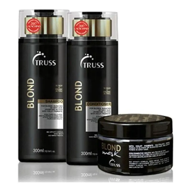 Truss Shampoo Blond+ Condicionador Blond+ Mascara Blond