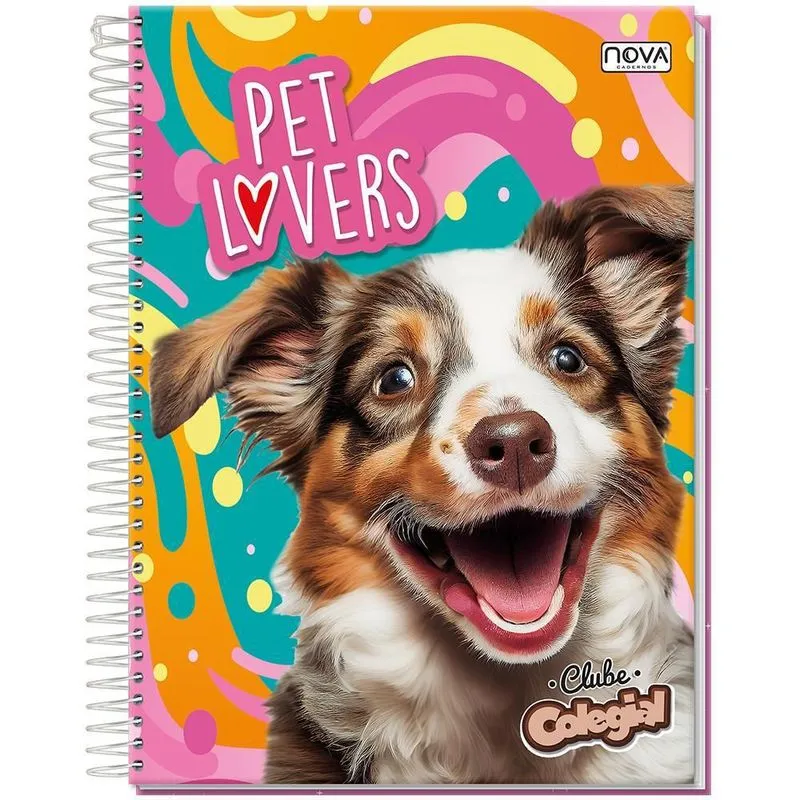 Caderno Universitário 1 Matéria 80 Folhas Nova Cadernos Capa Dura Caderno Universitário Capa Dura Espiral 1 Matéria 80 Folhas Clube Colegial Sortido - Nova Cadernos