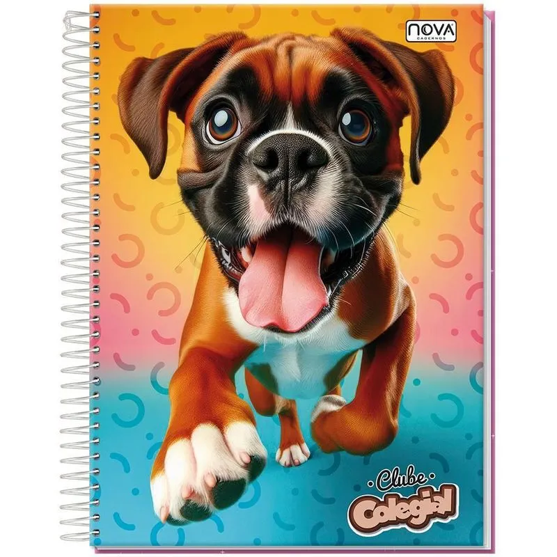 Caderno Espiral Capa Dura Universitário 10 Matérias 160 Folhas Nova Cadernos Pautado Caderno Espiral Capa Dura Universitário 10 Matérias 160 Folhas Clube Colegial Sortido - Nova Cadernos