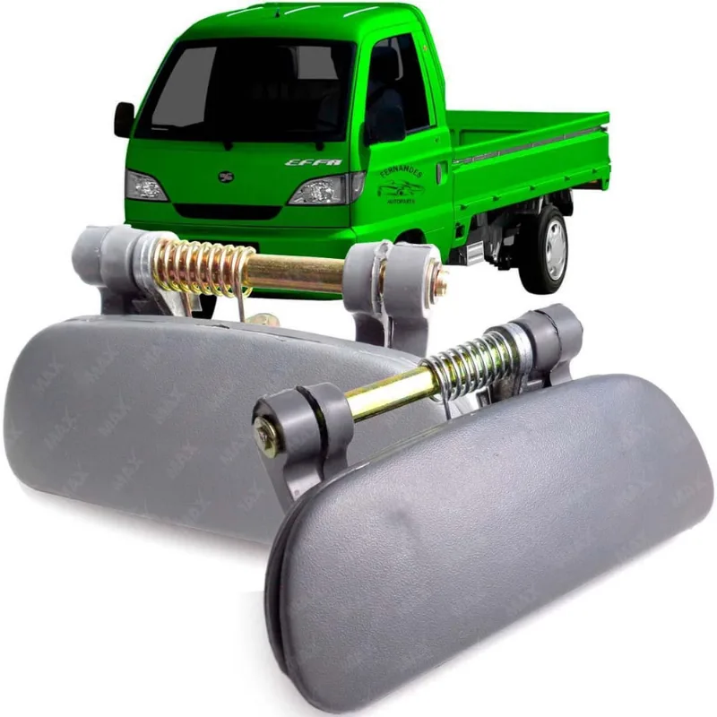 2 Maçaneta Puxador Externa Porta Effa Van Pickup Towner Jr