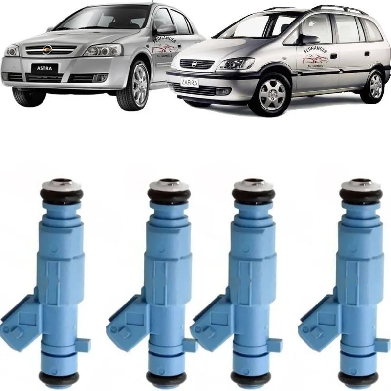 Kit 4 Bicos Injetores Gm Astra Zafira 1998 1999 2000 01 2002