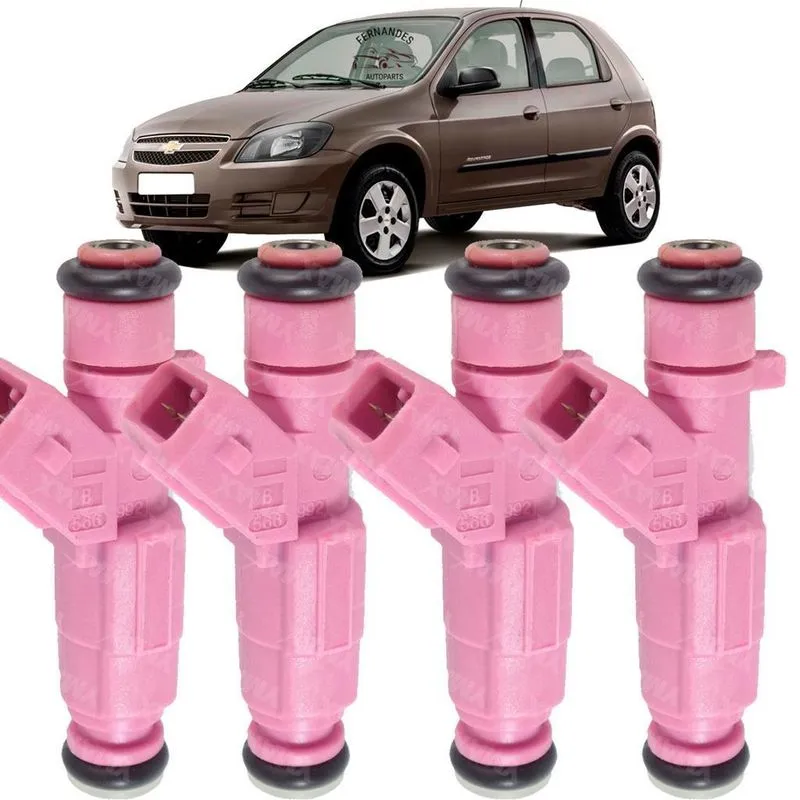 Kit 4 Bicos Injetores Gm Celta 1.0 8v 93345364