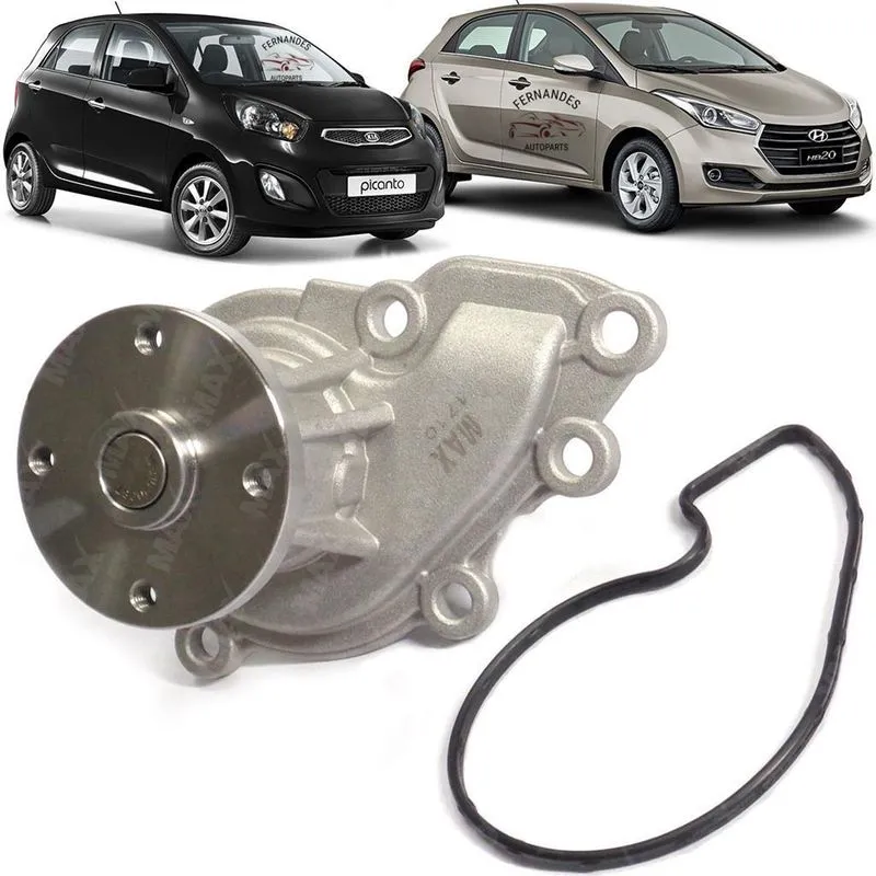 Bomba De Água Hyundai Hb20 Kia Picanto 1.0 12v 2011 Até 2015