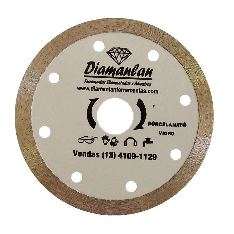 Disco Corte Vidros Garrafas Espelhos Porcelanatos 110 Mm