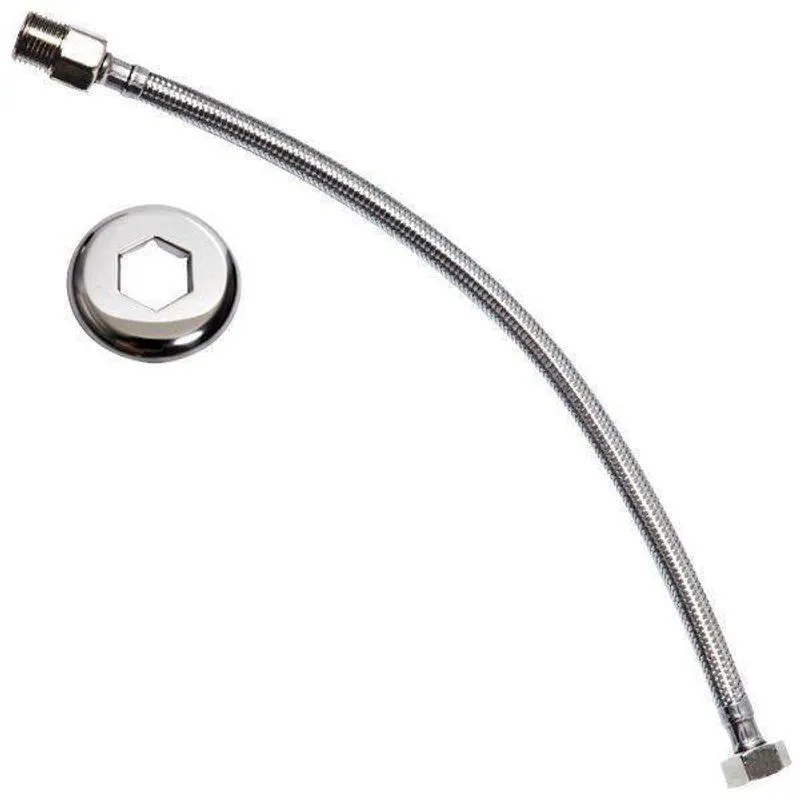Engate Mangueira Flexível Trançado Aço Inox 40 Cm Agua