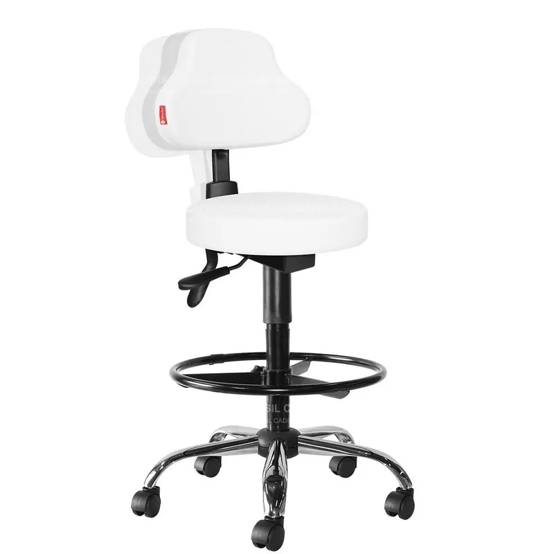 Mocho Alto Ergonômico Branco Plus Cadeira Brasil Cb 1596