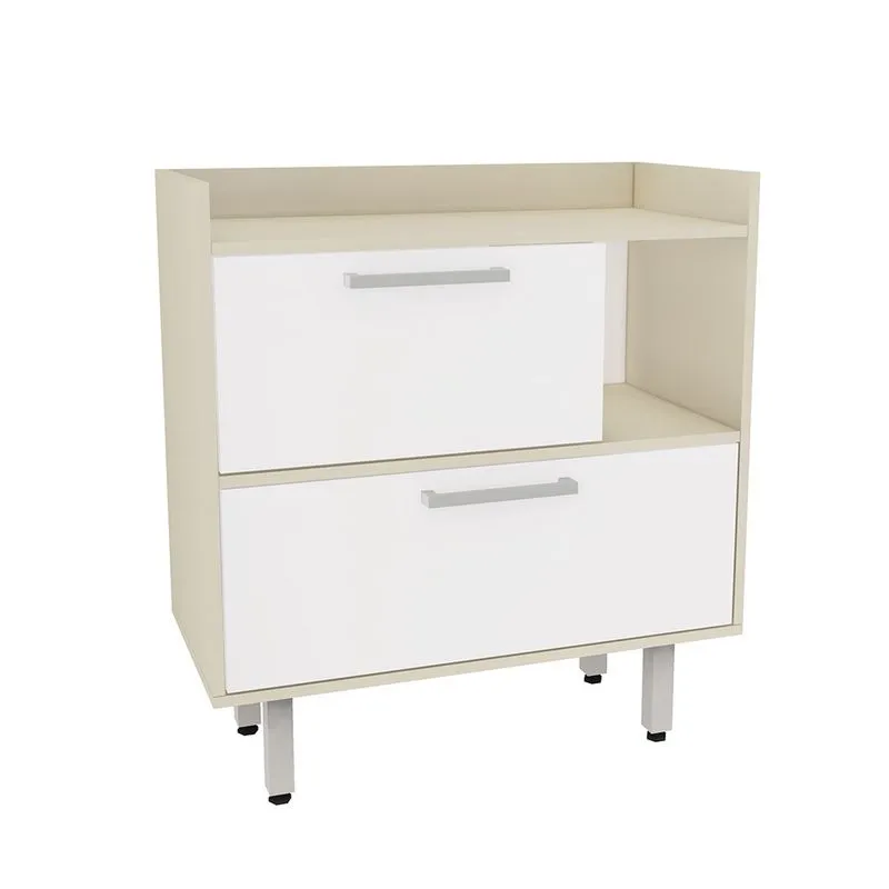 Gabinete para Banheiro 75cm Sem Cuba Estilare Móveis GAB1012