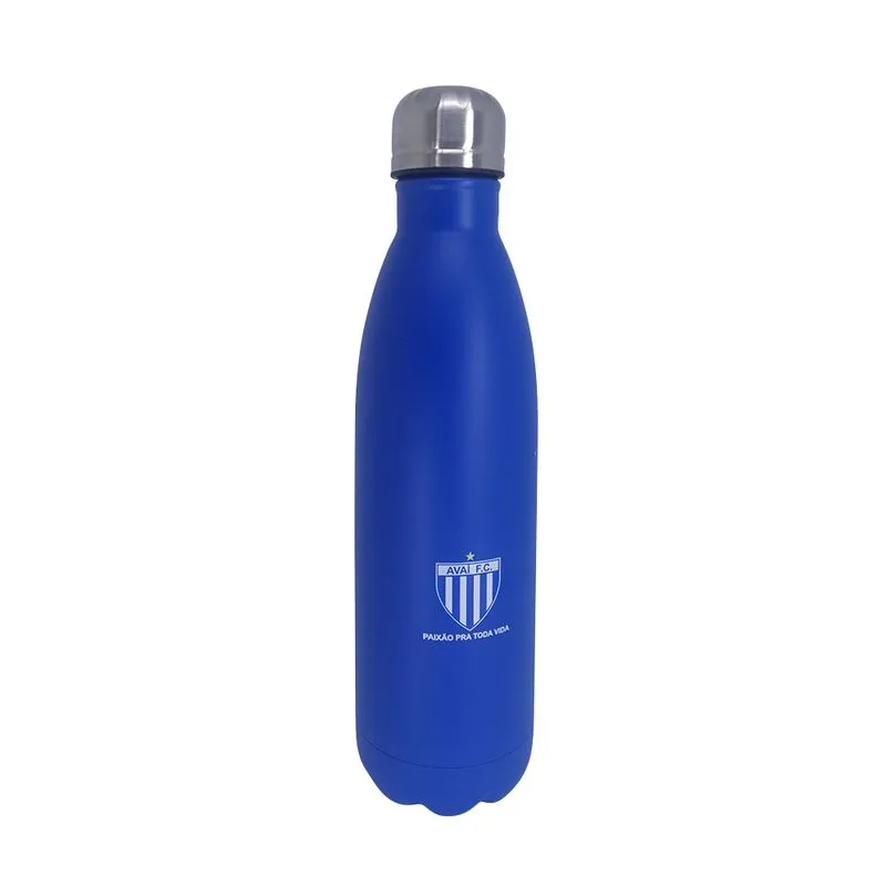 Squeeze Inox Azul Youbag Do Avaí - 750ml