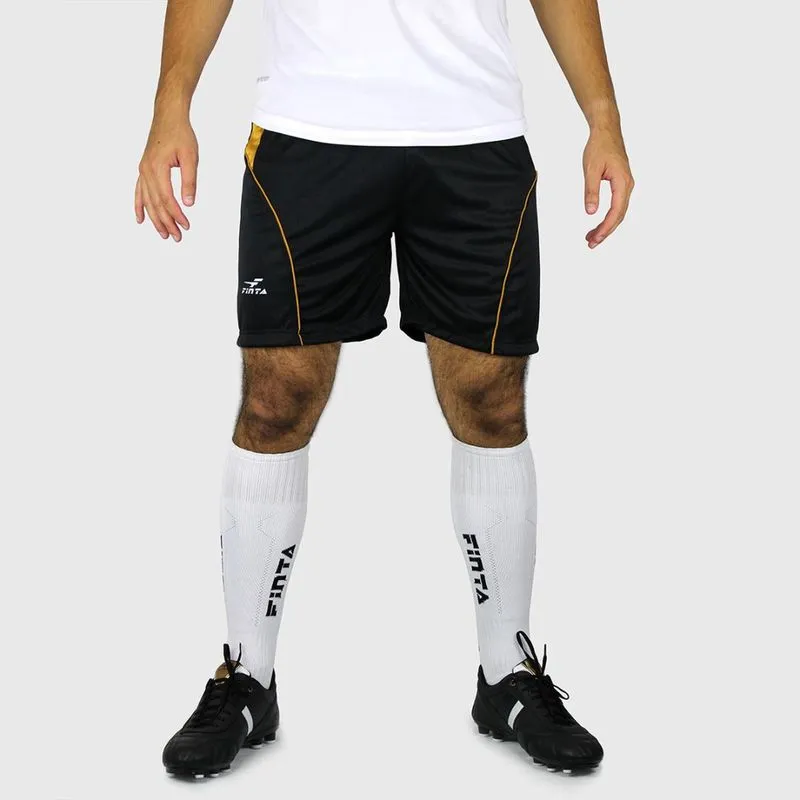 Calção Finta Uruguai Preto/Dourado