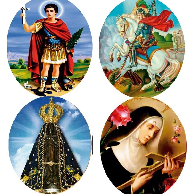 Kit - 4 Adesivos - Devoções populares