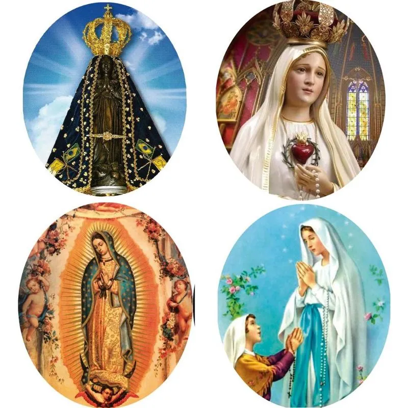 Kit - 4 Adesivos - Aparições Marianas
