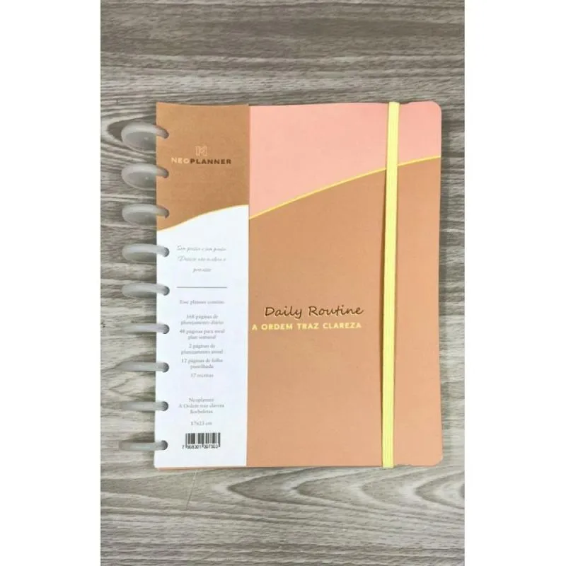 Planner A Ordem Traz Clareza - Capa Marrom