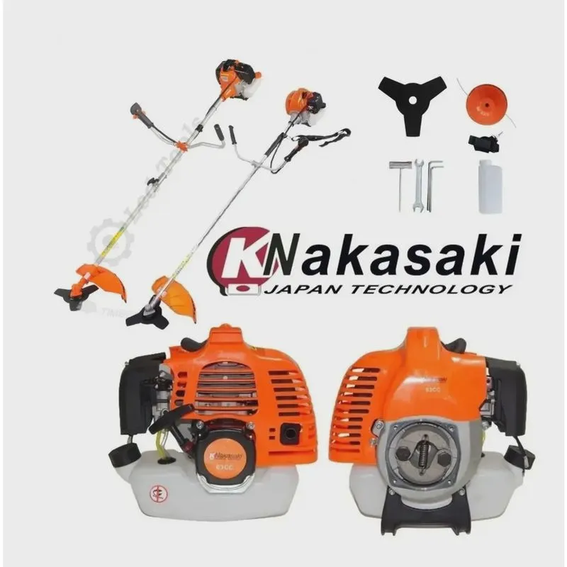 Roçadeira Lateral A Gasolina 52cc Motor 2 Tempos