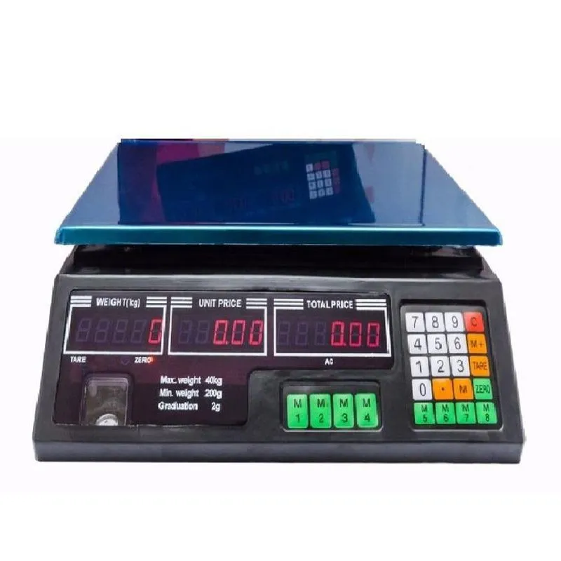 Balança Eletrônica Digital Alta Precisão 40 Kg 2 Gramas