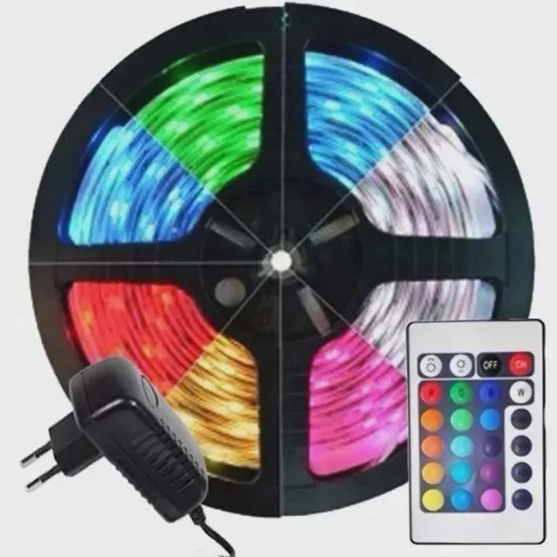 Fita de Led 5050 Rgb Colorida com Controle Remoto - Losch