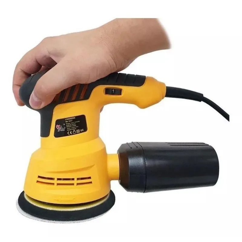Lixadeira Excêntrica Elétrica 110V 260W (Muito Potente)