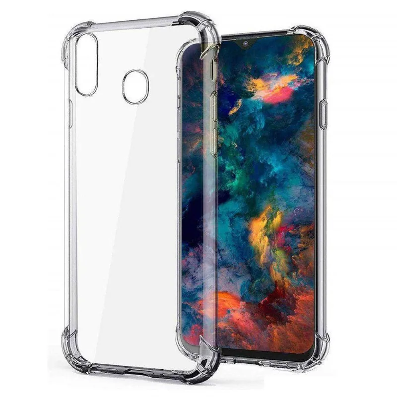 Capa Silicone Anti Impacto Samsung Galaxy M20 Transparente