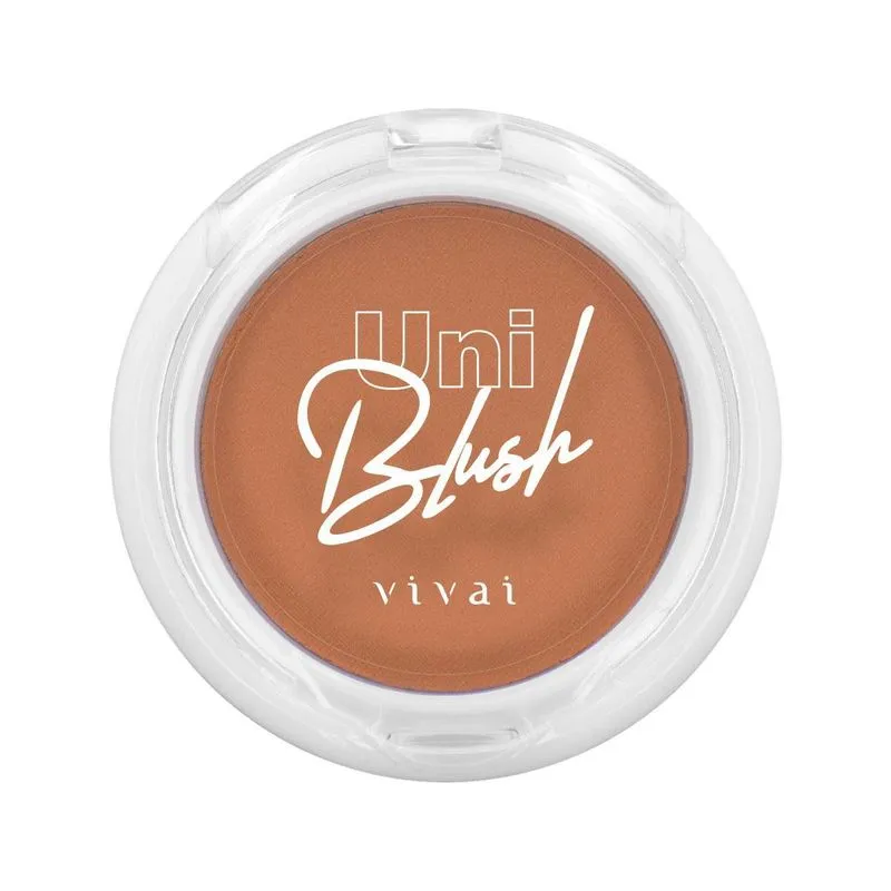 Uniblush Cor 01 Blush Para Rosto Maquiagem Vivai 5g