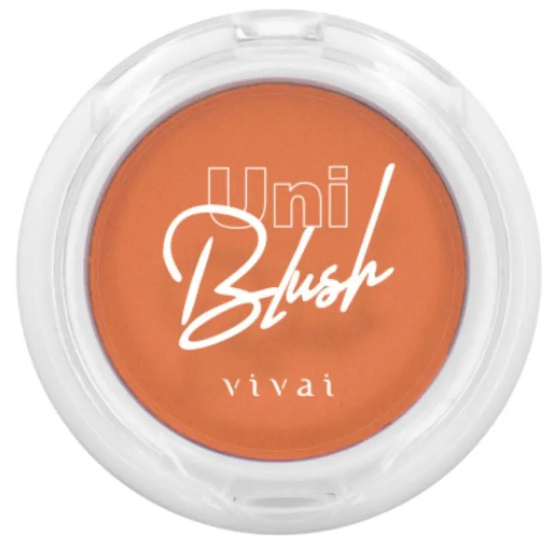 Uniblush Cor 03 Blush Para Rosto Maquiagem Vivai 5g