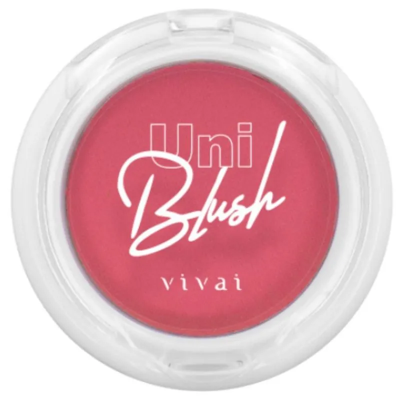 Uniblush Cor 05 Blush Para Rosto Maquiagem Vivai 5g