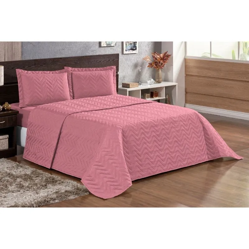 Cobre Leito Casal Queen Roupa de Colcha Cama Pratic