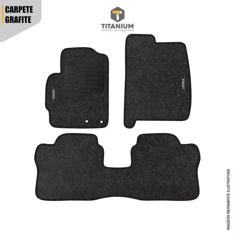 Tapete Versa 3pçs 2017 A 2019 Linha Bronze Carpete