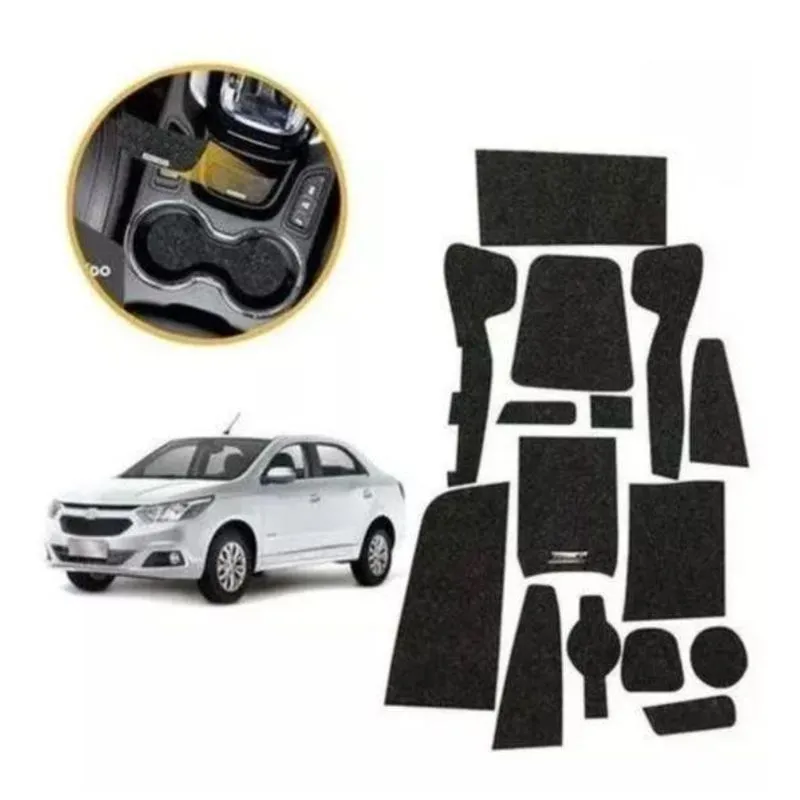 Jogo Tapete Cobalt 2016 A 2019 Porta Objeto Copo Kit Forro