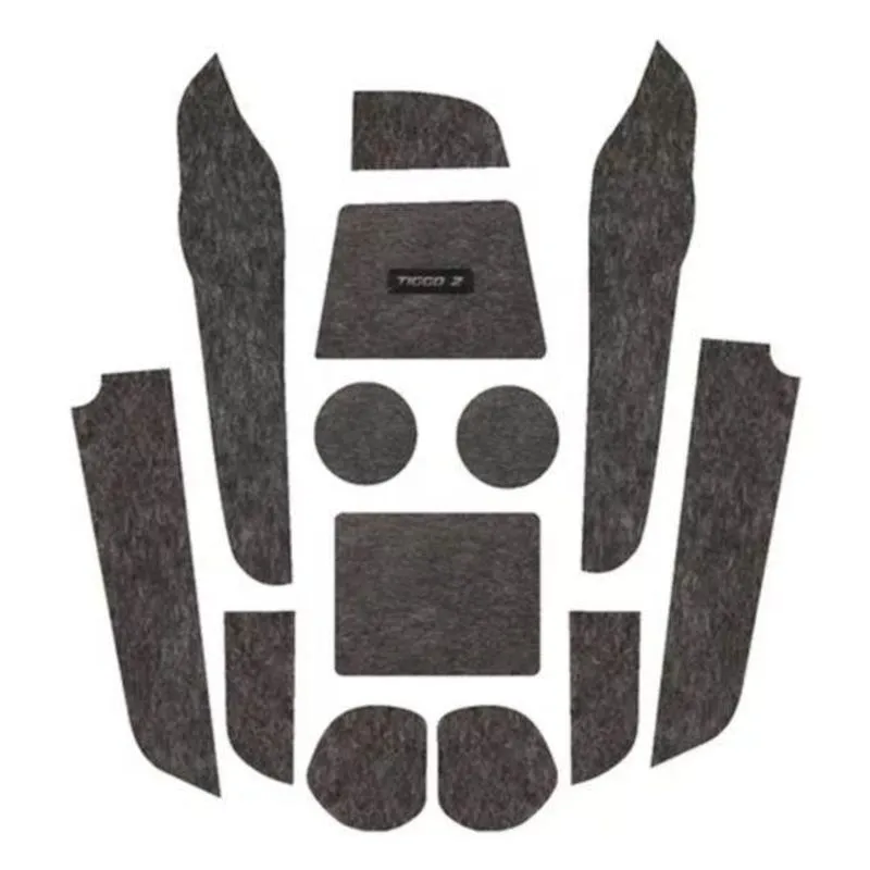 Jogo Tapete Tiggo 2 2018/... Porta Objeto Copos Kit Forro