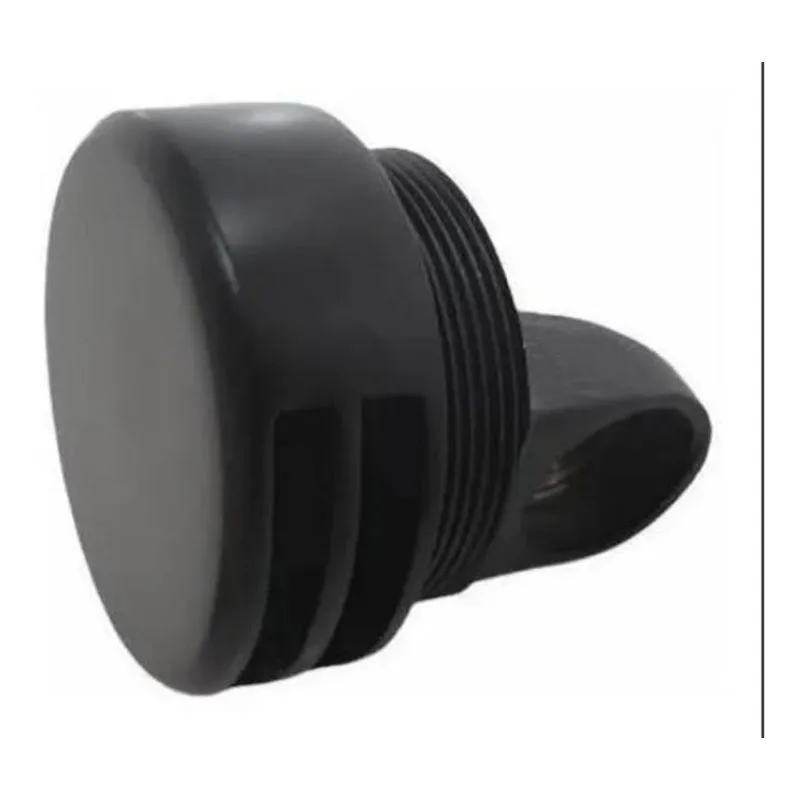 Válvula Alimentação Banheira Ladrão Latão Black Matte Preto